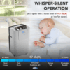 Whynter - 400 Sq. Ft. Portable Air Conditioner - Silver
