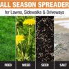 Buyers Products 3039632R Grounds Keeper Commercial Walk Behind Push Spreader, 100lb Capacity, For Salt, Ice & Snow Melt, Included Grate & Cover With Enclosed Gearbox for Protection