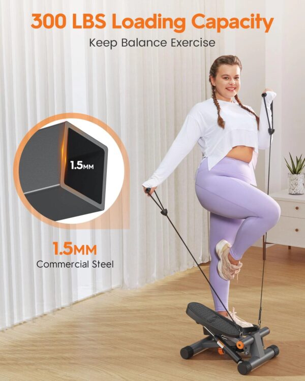 b04327f080be462f9f5f68f38366d03d Niceday Mini Stair Stepper with Resistance Bands