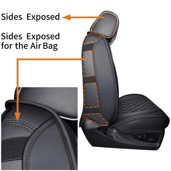 b09037f5cec2413b9be39dcedbe13eb4 Aierxuan Chevy Silverado GMC Sierra 2 Front Seat Covers