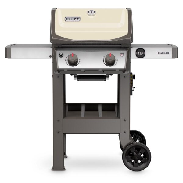 b0ade1751b3b4523a4ec5dce6d2ea5ea 210 Propane Gas Grill, Ivory – 450 sq. in. Cooking Area, GS4 System, Stainless Steel Burners, Porcelain-enameled Grates