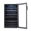 Beverage Refrigerator Cooler | 126 Cans Free Standing with Right Hinge Glass Door