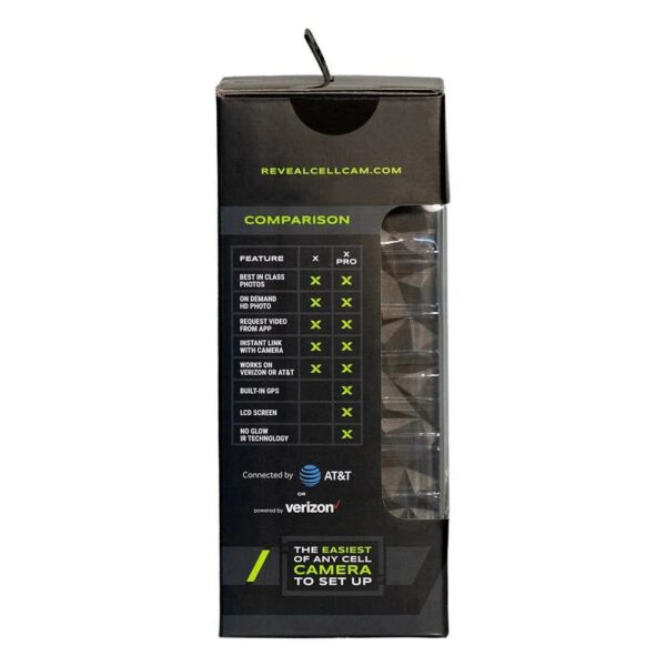 Tactacam Reveal x-Pro LTE Cellular Trail Camera - 16 Megapixels Video & Photo Hunting Trail Monitor