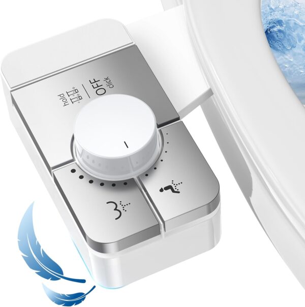 b0e95a1e17d74e34ae5ee09936543ce3 Veken Bidet Attachment for Toilet - Ultra-Slim Self Cleaning Fresh Cold Water Sprayer Bidets