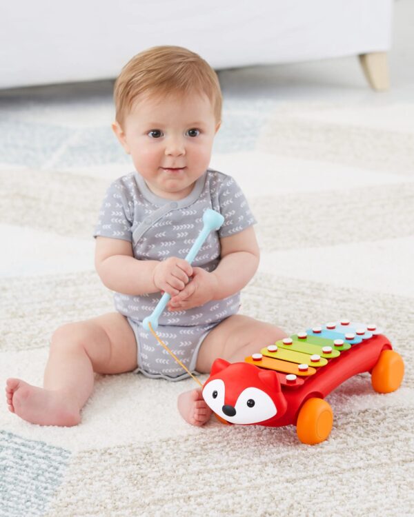 Skip Hop Explore and More Baby Fox Xylophone, Red