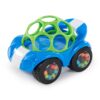 Oball Easy Grasp Rattle & Roll BPA-Free Push Car Infant Crawling Toy, 1 Pack, Blue Unisex