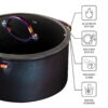 Thyme and Table, 12-Piece Cookware Set, Rainbow