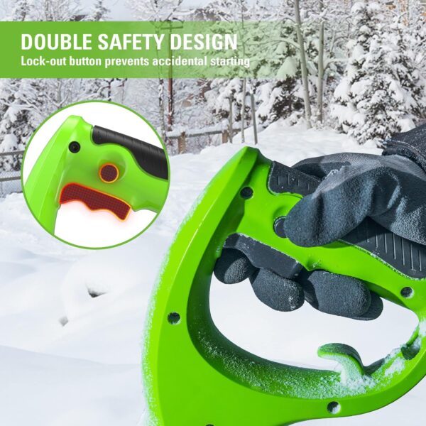 b19d735e44a541f79550e021fe0f60ec 12-inch cordless snow shovel, includes 4.0Ah battery and charger