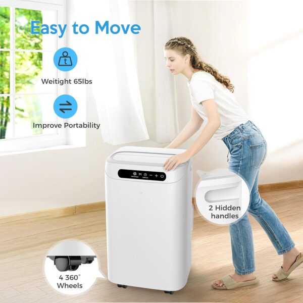 b1c3e83545644cc5a344331229ffa907 Portable Air Conditioners 14000Btu with Remote Control, 3-in-1 Free Stand Smart Cooling AC Unit with Dehumidifier, Fan, Cools Room up to 700 sq.ft, Auto Swing,24H Timer, Windows Kit Included
