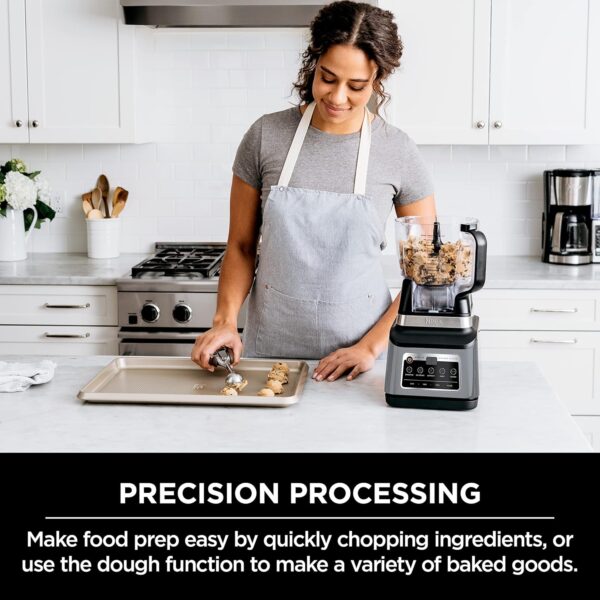 b1e7d7eab1c24c10bbf45cc2cdda33cf BN801 Professional Plus Kitchen System, 1400 WP, 5 Functions for Smoothies, Chopping, Dough & More with Auto IQ, 72-oz.* Blender Pitcher, 64-oz. Processor Bowl, (2) 24-oz. To-Go Cups, Grey