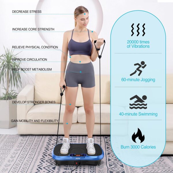 b27d5773f8a6420d8c8e838661b16493 Vibration Plate Fitness Platform Exercise Machine Vibrating Lymphatic Drainage Shaking Full Body Shaker Workout Vibrate Stand Shake Board Sport Gym for Weight Loss Fat Burner for Women Men
