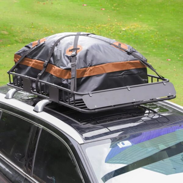 b287361720d249fe9357158c8da7c000 WEIZE 54" x 34" Heavy Duty Roof Rack, Rooftop Cargo Carrier Basket