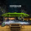 Double Sided Patio Umbrellas - 15ft Solar Lights LED Lighted Outdoor Extra Large Market Table Umbrella with Base Included, Oversized Umbrella for Deck, Pool, Backyard (Beige)
