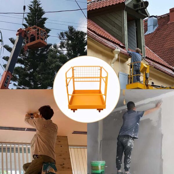 b2c7253964c24e909dd5de79842f2290 Sidasu Forklift Safety Cage 36x36 Inches Forklift Work Platform