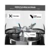 Professional Blender with 1450-Watt Motor & 68 oz Dishwasher-Safe Total Crushing Pitcher, Black