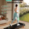 Walking Pad, Under Desk Treadmill with Incline for Home Office 2.5HP Portable Walking Treadmill with 280 Lbs Weight Capacity Walking Machine, Remote Control, LED Display
