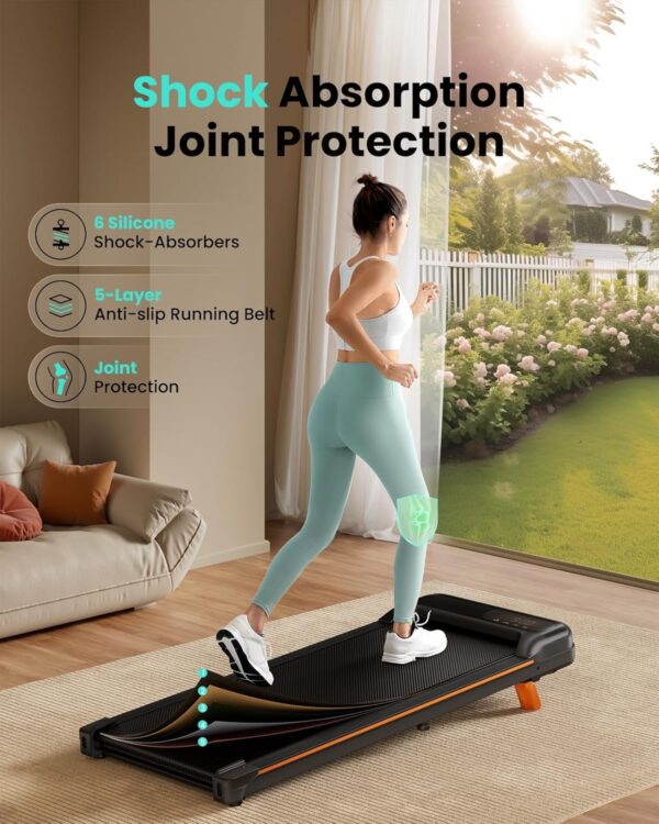 b3d2bc1881f04860af8adde0e4454bf5 Walking Pad, Under Desk Treadmill with Incline for Home Office 2.5HP Portable Walking Treadmill with 280 Lbs Weight Capacity Walking Machine, Remote Control, LED Display