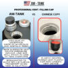 AM-TANK 105gl DIESEL + 13gl DEF COMBO Portable Tank with 12V Pumps