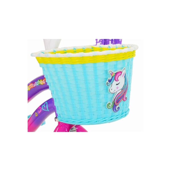 b43e80c17e0e42228d9b210a3b92d379 12 In. Let You Be You Unicorn Bike . Pink and Purple