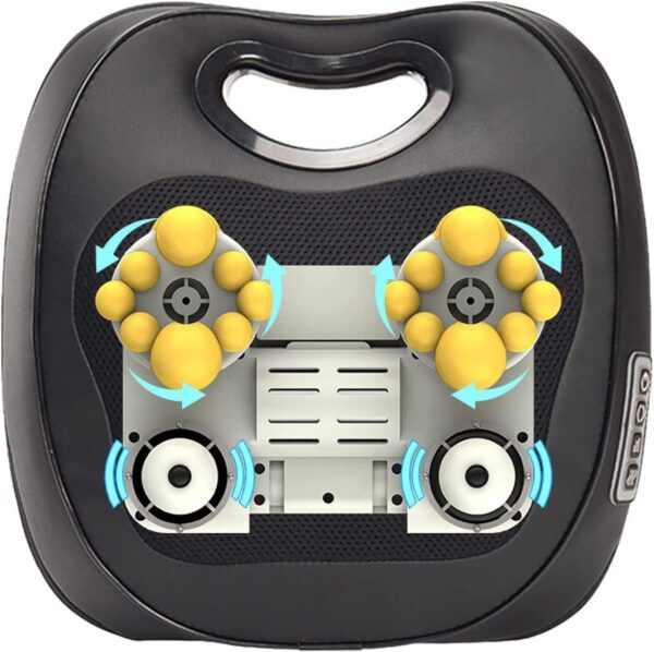 b457d290771549bdbfad67c2e1e3761c Neck and Back Massage Pillow, Shiatsu Electric Shoulder Massager with Heat, Deep Tissue Kneading Massage