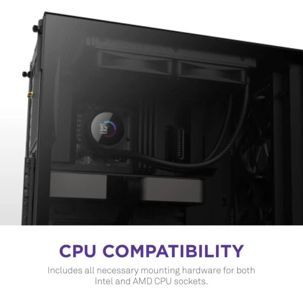 b4a02c548a6e405ca04e077069c19a49 NZXT Kraken 240mm AIO CPU Liquid Cooler with 2 Fans