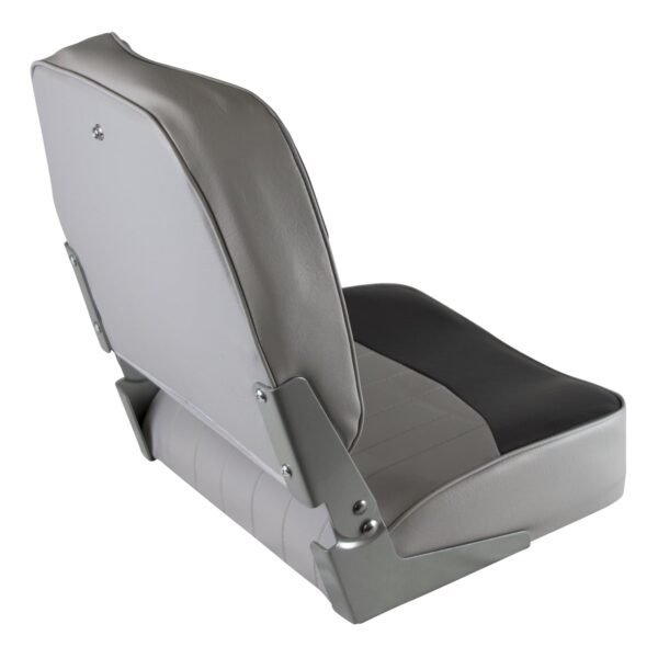 Wise 8WD734PLS-660 Low Back Boat Seat, Grey/Navy