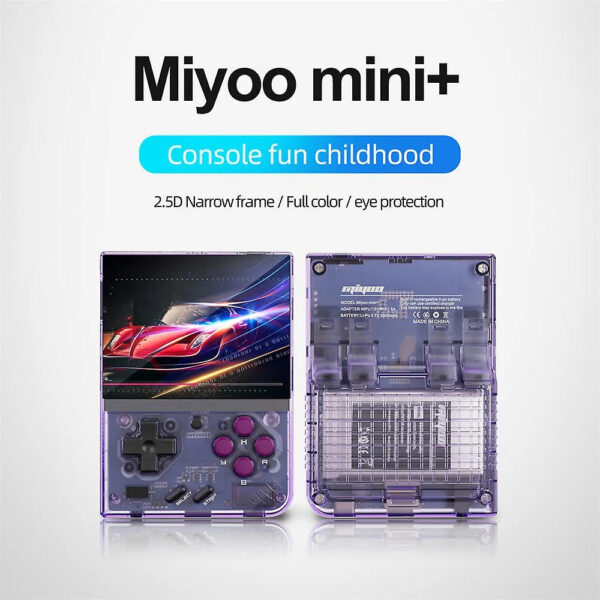 Miyoo Mini Plus Handheld Game Console 25000+games, 3.5 Inch Ips Screen, Support Wifi, Portable Game Console With Open Source System Christmas Gifts