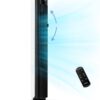 LEVOIT Tower Fan for Bedroom, Standing Fan that Blows Cold Air for Home, 28dB Quiet for Sleep, Remote, 90° Oscillation, 12H Timer, 25ft/s Velocity, 5 Speeds, 4 Modes, Bladeless 36 inch, White