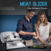 TOKASS Electric Deli Food Slicer with 7.5’’ Stainless Steel Blade