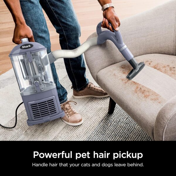 b514f3cf30524a0c99354f8c22a34b16 Rotator Pet Pro Lift-Away ADV Upright Vacuum with HEPA Filter, DuoClean PowerFins HairPro and Odor Neutralizer Technology, Pet Hair Pickup, For Carpets & Hardfloors, Dark Grey, LA555