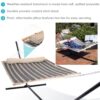 Sunnydaze 2-Person Freestanding Quilted Fabric Hammock with 15' Stand - Mountainside