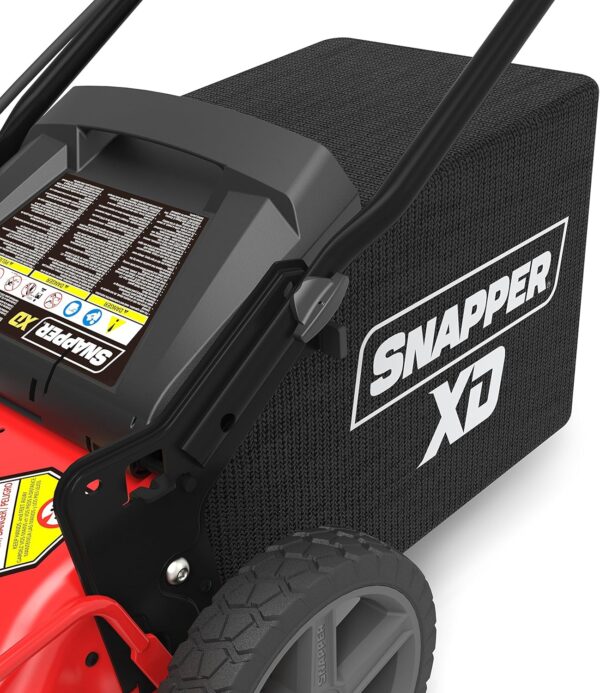 b5507693f98741abb504ef55b92e2376 82V MAX 21′′ Electric Cordless Lawn Mower, Steel Deck, 3-in-1 Design, Red/Black