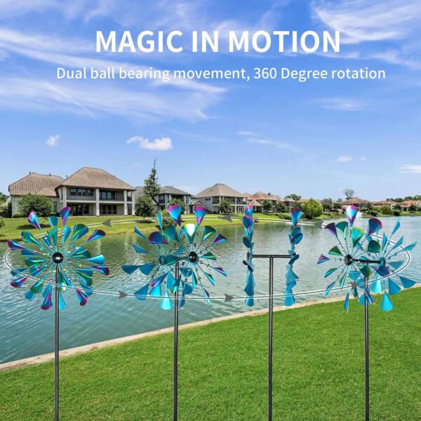 b55b613519d84d1a8ede7fc6fdd73895 Decoroca Yard Large Wind Spinners Outdoor