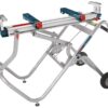 Gravity-Rise Miter Saw Stand with Wheels