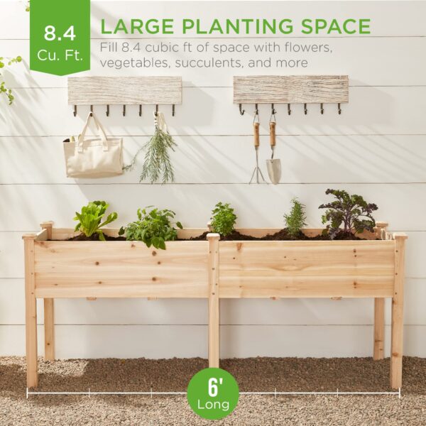 b716c4da3ead4bc4bf4e0171caf08dab Best Choice Products 72x23x30 in Raised Garden Bed