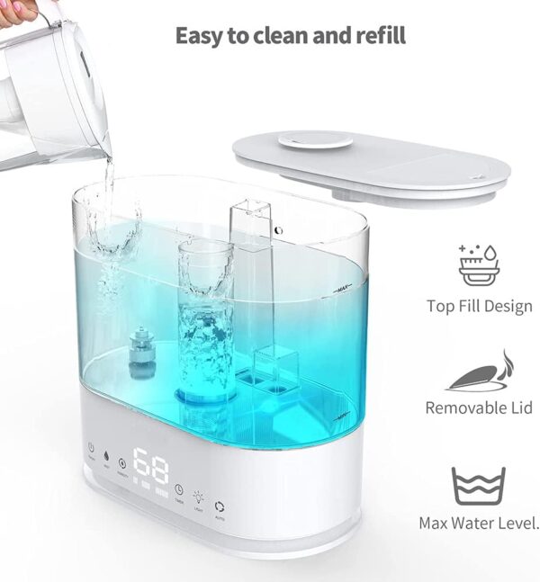 b71ec376ff2d408fa1304816377312ac Bedroom Top Fill Humidifier (4L)