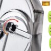 Stainless Steel Commercial Vegetable Slicer, Adjustable 0.2-12mm Thickness, Manual Multifunctional Slicer for Fruits & Vegetables
