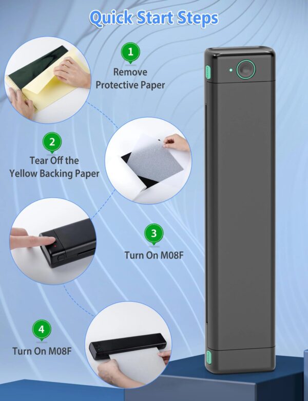 b918f57adcf74f5a9ca7bf45a9451168 Phomemo M08F Wireless Tattoo Stencil Machines