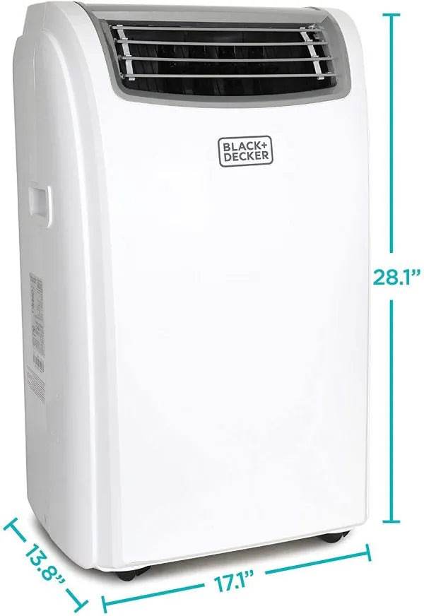 b97c2c15787647a68fe08f901b171ac9 14,000 BTU Portable Air Conditioner with Heat and Remote Control, White