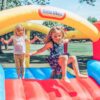 Little Tikes Jump 'n Slide Inflatable Bouncer Includes Heavy Duty Blower With GFCI, Stakes, Repair Patches, And Storage Bag, for Kids Ages 3-8 Years