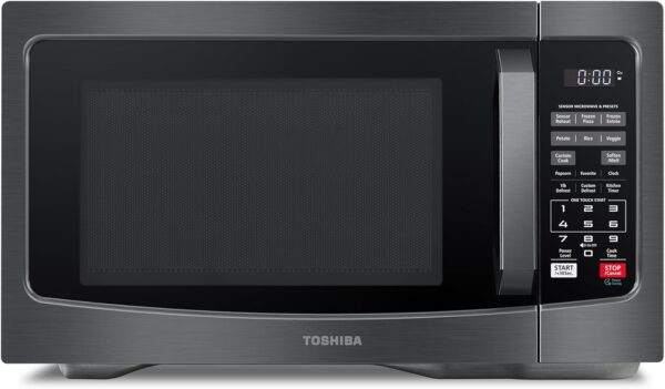 ba05028650334716973fa80f2af7dfed Air Fryer Combo 8-in-1 Countertop Microwave Oven, with Convection, Broil, Odor Removal Mode, 12.4" Position Memory Turntable, Child-Lock, 1.0 Cu.ft, Black Stainless Steel, ML2-EC10SA(BS)