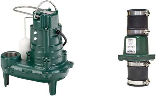 ba12540c08a04f55b24f126f2ffb9733 Waste-Mate 267-0001 Sewage Pump, 1/2 HP Automatic – Heavy-Duty Submersible Sewage, Effluent or Dewatering Pump