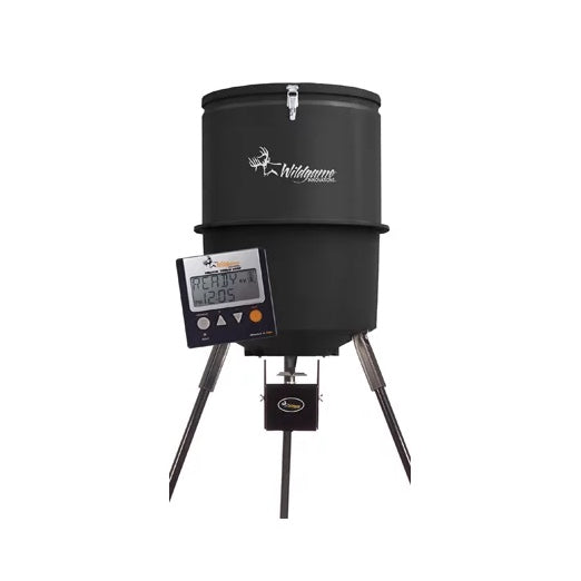 ba5b1fab0242404bb512c5141738f07a Wildgame Innovations Sports and Outdoors Quick Set Game Feeder, 30-Gal