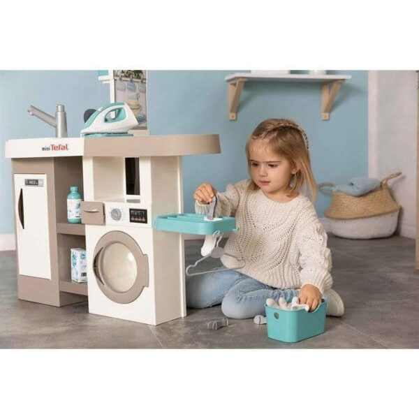 ba87f9abce734376a7809cfd1013448d Smoby T-fal Studio Kitchen Set with Washing Machine 311050