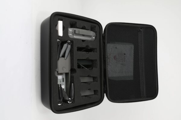 Vivitar VTI Phoenix Foldable Gray Camera Drone, GPS Drone with WiFi, 32 Mins Flight Time 2000 ft Range and Carrying Case, sized 10.3" x 5.7" x 13.3"