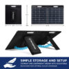 Westinghouse 100W Foldable Portable Solar Panel for iGen160s, iGen200s, iGen300s, iGen600s, iGen1000s Power Stations