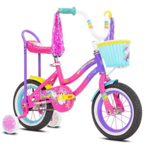 12 In. Let You Be You Unicorn Bike . Pink and Purple