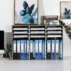 TQVAI Wood Adjustable Literature Organizer
