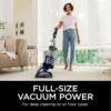 Rotator Pet Pro Lift-Away ADV Upright Vacuum with HEPA Filter, DuoClean PowerFins HairPro and Odor Neutralizer Technology, Pet Hair Pickup, For Carpets & Hardfloors, Dark Grey, LA555