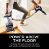 Rotator Pet Pro Lift-Away ADV Upright Vacuum with HEPA Filter, DuoClean PowerFins HairPro and Odor Neutralizer Technology, Pet Hair Pickup, For Carpets & Hardfloors, Dark Grey, LA555